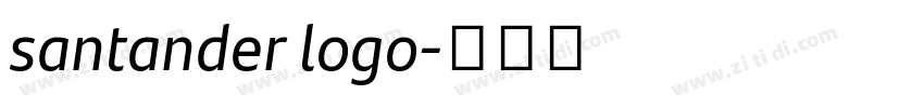 santander logo字体转换